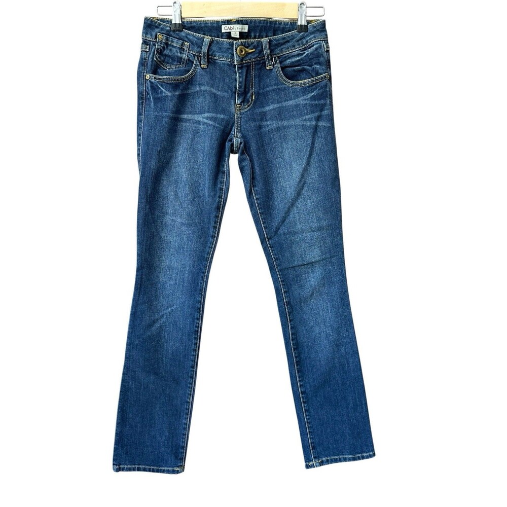 CAbi Skinny Jeans Size 2 Dark Wash Blue Casual Denim